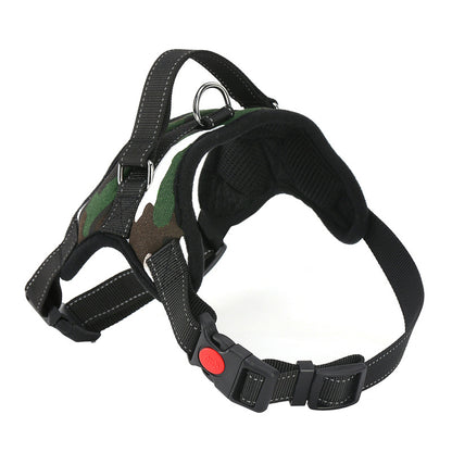 Explosion-Proof Red Pet Chest Harness